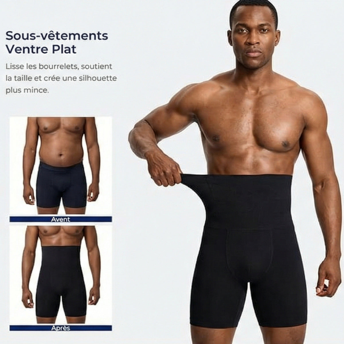 SlimForge™ Sous-Vêtement Gainant Homme – Silhouette Plus Ferme & Invisible Sous Vêtements